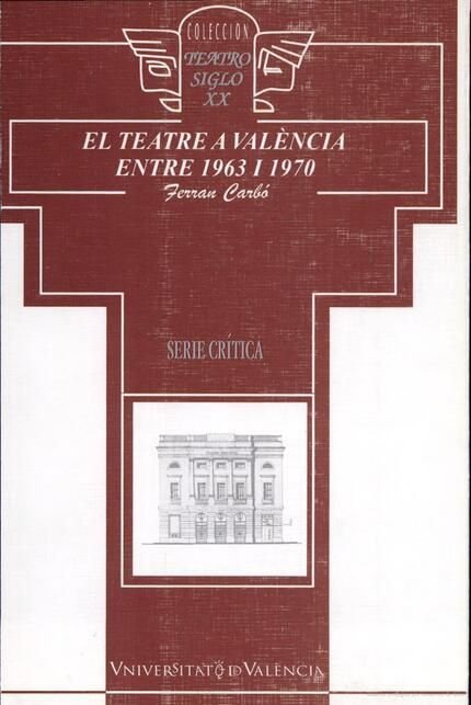 El teatre a València entre 1963 i 1970, de Carbó Aguilar | portada del libro