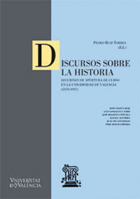 Discursos sobre la historia, de Varios autores | portada del libro