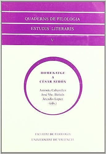 Homenatge a César Simón, de Varios autores | portada del libro