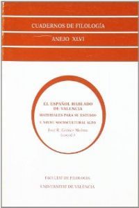 El español hablado de Valencia, I, de Varios autores | portada del libro