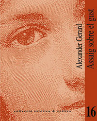 Assaig sobre el gust, de Gerard, Alexander | portada del libro