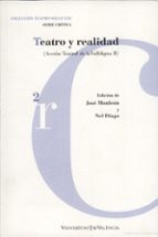 Teatro y realidad, de José Monleón | portada del libro