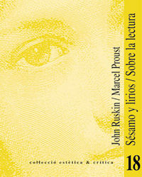 Sésamo y lirios / Sobre la lectura, de Proust, Marcel | portada del libro