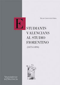 Estudiants valencians al studio fiorentino (1473-1494), de Codonyer Sòria | portada del libro