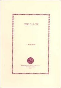 Zero Plus One, de Hills Miller, J. | portada del libro