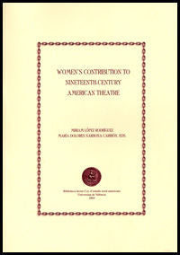 Women's Contribution to Nineteenth-century American Theatre, de Varios autores | portada del libro