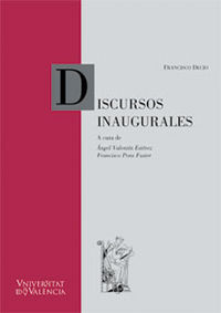 Discursos inaugurales de la Universidad de Valencia (siglo XVI), de Decio | portada del libro