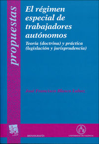 El régimen especial de trabajadores autónomos, de Blasco Lahoz | portada del libro