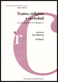 Teatro, religión y sociedad, de Varios autores | portada del libro