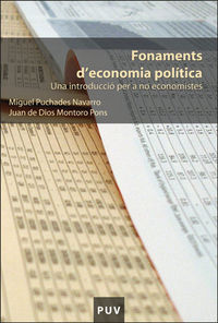 Fonaments d'economia política, de Montoro Pons, Juan de Dios | portada del libro