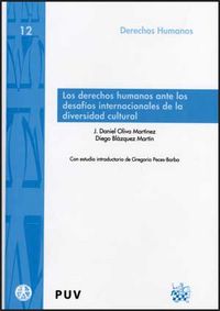 Los derechos humanos ante los desafíos internacionales de la diversidad cultural, de Blázquez Martín | portada del libro