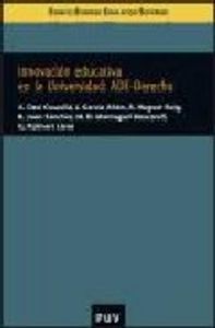 Innovación educativa en la Universitat: ADE-Derecho, de Dasí Coscollar | portada del libro