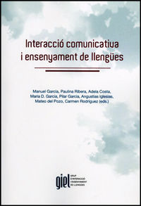 Interacció comunicativa i ensenyament de llengües, de Varios autores | portada del libro