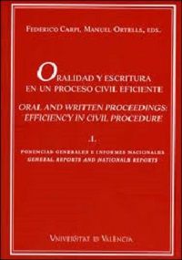 Oralidad y escritura en un proceso civil eficiente (vol. II), de Varios autores | portada del libro