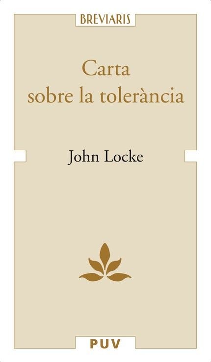Carta sobre la tolerància, de Locke | portada del libro