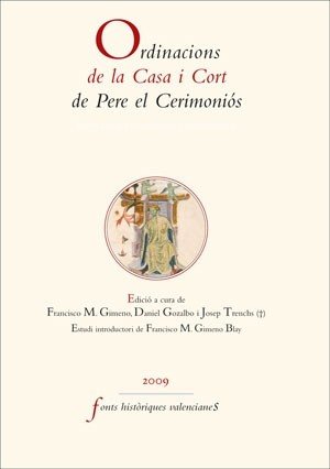 Ordinacions de la Casa i Cort de Pere el Ceremoniós, de Varios autores | portada del libro