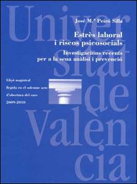 Estrès laboral i riscos psicosocials, de Peiró Silla, José María | portada del libro