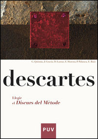 Descartes. Llegir el Discurs del mètode, de Gracia | portada del libro