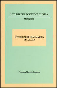 L'avaluació pragmàtica en afàsia, de Moreno Campos | portada del libro
