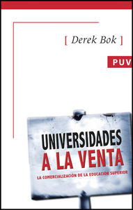 Universidades a la venta, de Bok, Derek | portada del libro