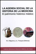 La agenda social de la historia de la medicina, de M.J. BAGUENA | portada del libro