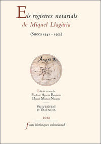 Els registres notarials de Miquel Llagària, de Varios autores | portada del libro