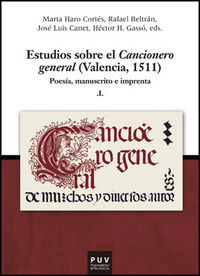 Estudios sobre el Cancionero general (2 vol.), de Varios autores | portada del libro