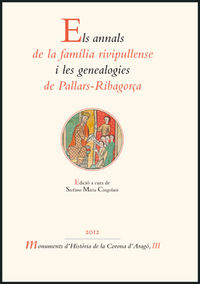 Els annals de la família rivuipullense i les genealogies de Pallars-Ribagorça, de Varios autores | portada del libro