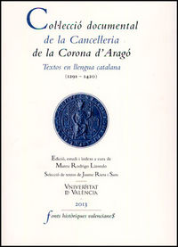 Col·lecció documental de la Cancelleria de la Corona d?Aragó, de AA.VV. | portada del libro