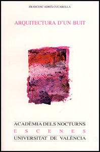 ARQUITECTURA D UN BUIT, de Adrià Cucarella | portada del libro