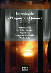 Introducció a l'Enginyeria Química, de Aucejo PÃ©rez | portada del libro