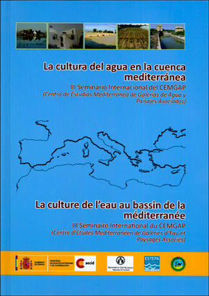 La cultura del agua en la cuenca mediterránea. III Seminario Internacional del CEMGAP, de Varios autores | portada del libro
