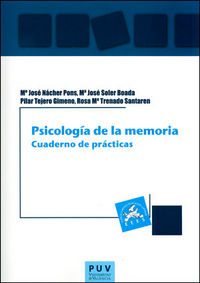Psicología de la memoria, de Nácher Pons | portada del libro