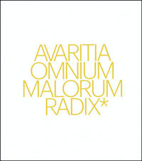 AVARITIA OMNIUM MALORUM RADIX, de Varios autores | portada del libro