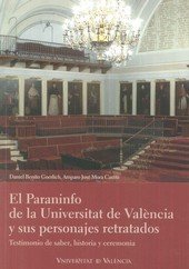 El Paraninfo de la Universitat de València y sus personajes retratados, de Benito Goerlich | portada del libro