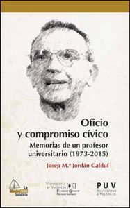 Oficio y compromiso cívico, de Jordán Galduf, Josep Maria | portada del libro