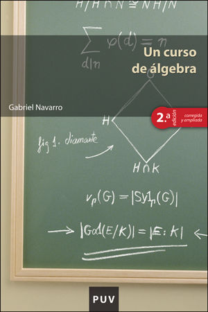 Un curso de álgebra, 2a ed., de Navarro Ortega, Gabriel | portada del libro
