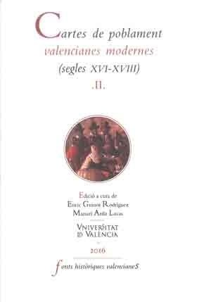 Cartes de poblament valencianes modernes. Vol.II, de Varios autores | portada del libro