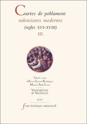Cartes de poblament valencianes modernes (segles XVI-XVIII). Vol III, de Varios autores | portada del libro