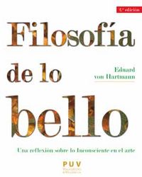 Filosofía de lo bello, 2a ed., de Hartmann, Eduard von | portada del libro