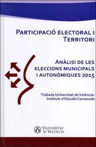 Participació electoral i Territori, de Varios autores | portada del libro