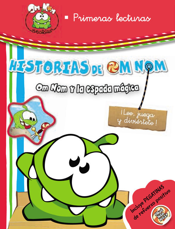 Cut the Rope. Historias de Om Nom. Om Nom y la espada mágica, de VV.AA. | portada del libro