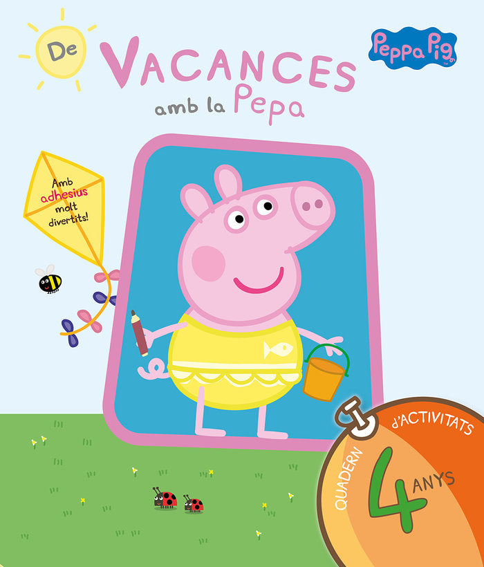 De vacances amb la Pepa (La Porqueta Pepa. Quadern d'activitats 4 ANYS), de Hasbro, | portada del libro