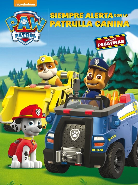Siempre alerta con la Patrulla Canina (Paw Patrol, de (Incluye pegatinas) | portada del libro
