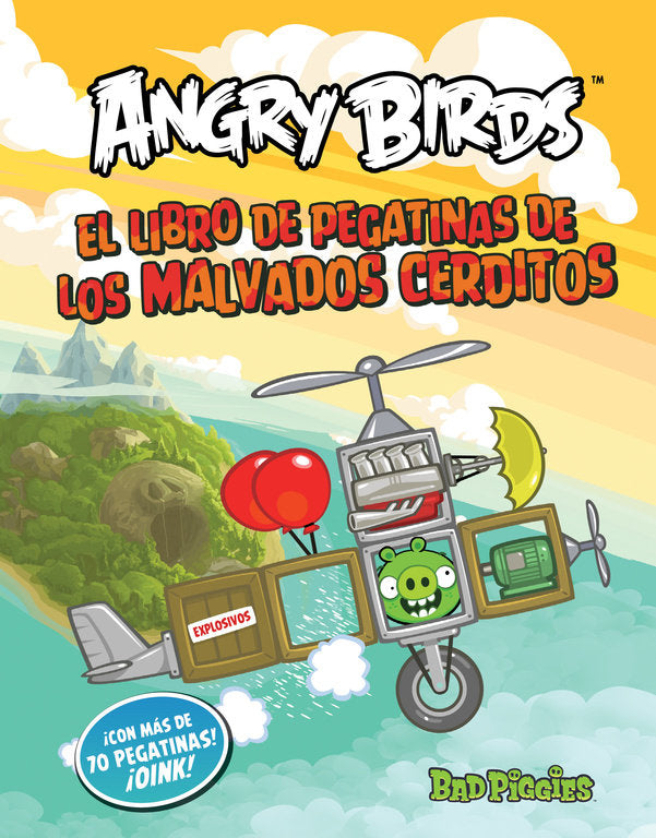ANGRY BIRDS-BAD PIGGIES. Los malvados cerditos voladores. Libro de pegatinas | portada del libro