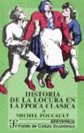 HA.LOCURA EN LA EPOCA CLASICA(2 VOLS), de FOUCAULT | portada del libro