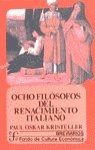 OCHO FILOSOFOS RENACIMIENTO ITALIANO, de KRISTELLER | portada del libro