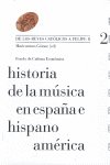 Historia de la música en España e Hispanoamérica, volumen 2, de Ruiz Jiménez, Juan | portada del libro