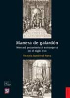 Manera de galardón, de VICTORIA SANDOVAL PARRA | portada del libro