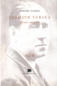 Joaquín Turina II (Su obra para piano), de Antonio Iglesias | portada del libro